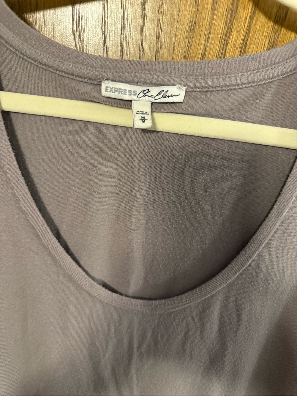 Express Scoop Neck Tank Top - Mauve